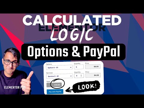 Calculated Logic with Elementor Form Fields with Many Selects and PayPal