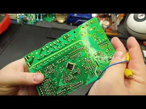 Простая диагностика и ремонт платы на примере посудомойки.