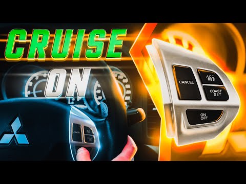 Installation and activation of cruise control on Mitsubishi Lancer 10