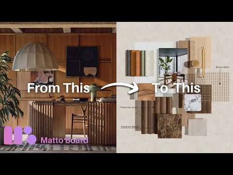 How to create material board using Mattoboard | Full tutorials