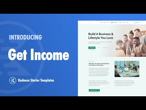 Introducing Get Income - The Perfect WordPress Template For Membership Websites