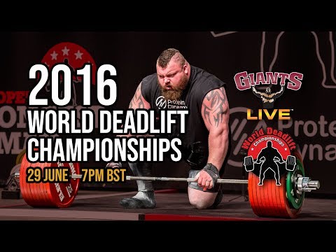 FULL SHOW | World Deadlift Championships 2016 - FULL & UNCUT