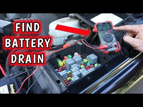 DEAD BATTERY | How to FIND a Parasitic Battery DRAIN Using Multimeter!!!