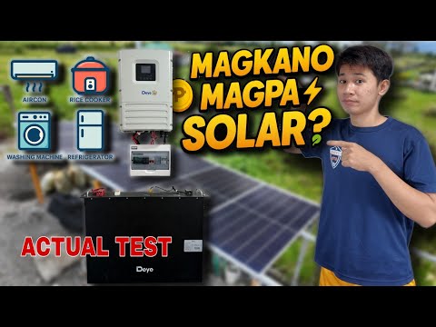 Magkano mag pa solar? Paano Pag May Bagyo? Walang Brownout? Solar Setup para sa bahay full set