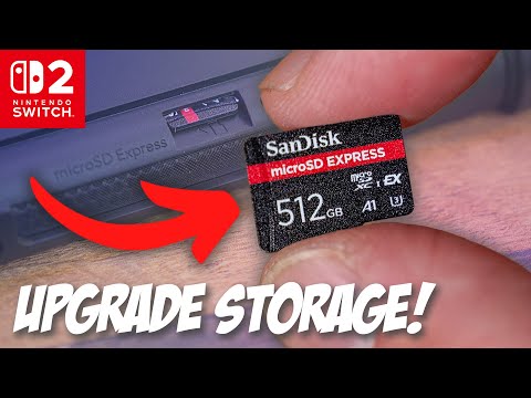 How to Upgrade Your Nintendo Switch 2 microSD Express Card - Easy Card Swap Tutorial!