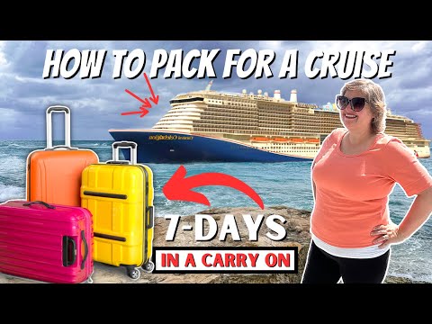 Packing For A Cruise (7 Days in a Carry-on ONLY)