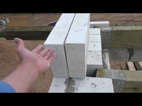 Балки перекрытия. Кладка фронтона.