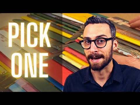 Choose your FIRST notebook of 2023 - My monthly notebook transfer!