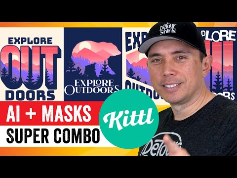 5 Design Ideas with AI + Masks. The Super Combo on Kittl