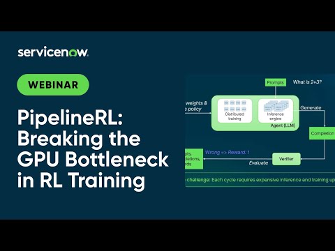 PipelineRL: Breaking the GPU Bottleneck in RL Training