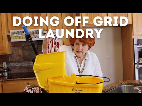 Doing Off Grid Laundry