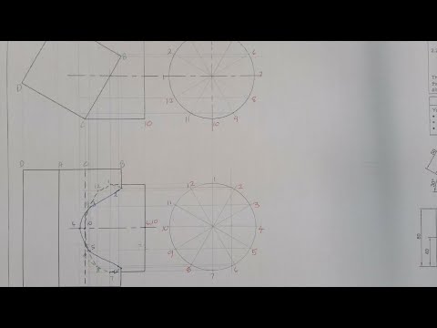 How to find the interpenetration curve between a square based prism and a cylinder
