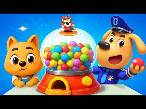 🔴LIVE | Kid Learns Responsibility and Play with Candy Machine | Cartoon | Sheriff Labrador
