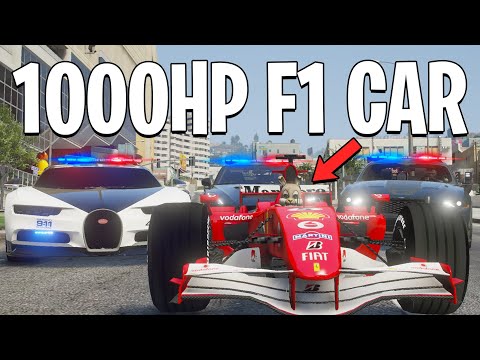 Trolling Cops with 1000HP F1 Car in GTA 5 RP