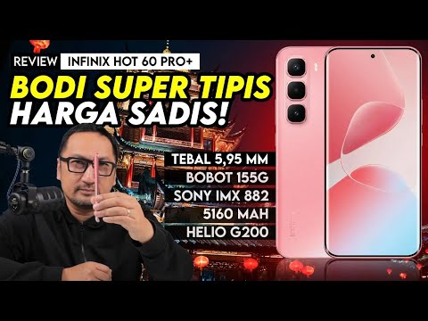 Smartphone Terjangkau yg Super Tipis & Ringan! | Review Infinix Hot 60 Pro+