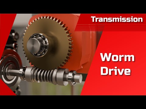How does a worm drive work? | statically and dynamically self-locking (self-braking) explained