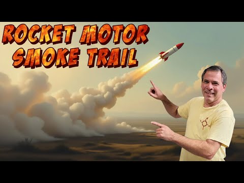 A smoke trail for my homemade rocket motor