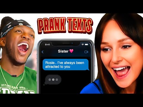 Freya Reacts to SIDEMEN PRANK TEXT ROULETTE