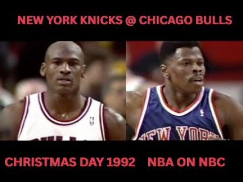 Knicks @ Bulls Christmas Day 1992 (NBA On NBC)