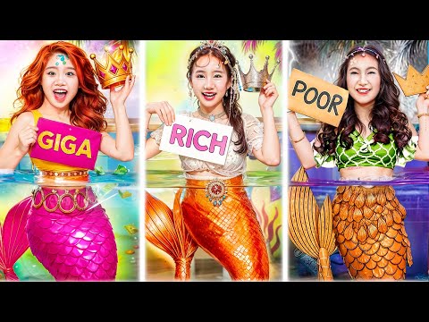 Nàng Tiên Cá Nghèo Vs Giàu Vs Siêu Giàu Tại Buổi Dạ Hội! Ai Là Người Giỏi Nhất?