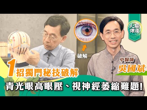 【醫道心傳】🎯治青光眼獨特法！教科書上找不到💥這裡僵硬的人最適用！中醫分享如何降眼壓、助視神經恢復、加速視神經萎縮修復？改善視力模糊、高眼壓、房水淤積問題|吳國斌 |#綠色東方