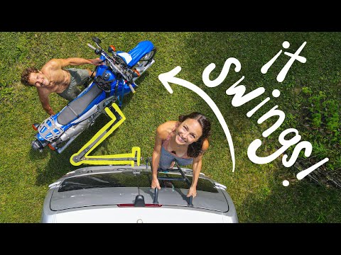 BUILDING A SWING AWAY MOTORCYCLE CARRIER FOR REAR DOOR ACCESS | VAN LIFE SOLUTION