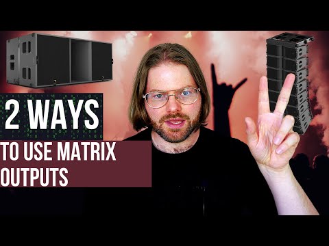 2 Ways To Use Matrix Outputs On A Digital Mixer