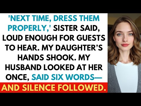 "No Room For Your Discount-Store Kids At This Party," My Sister Smirked. My Daughter Ran Back Crying