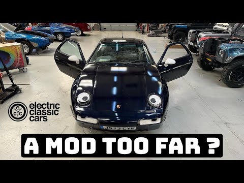 Electric Porsche 928 Ep4 - New lights and battery box