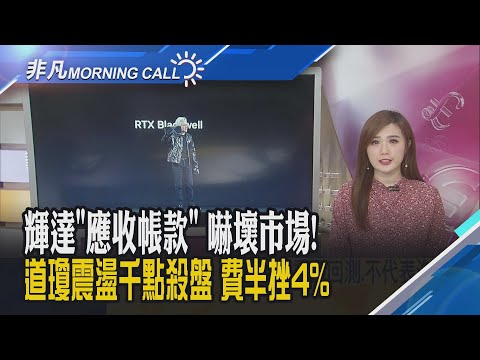 輝達狂飆5%變跳水跌3% 無力救全村!美就業走穩 Fed下月降息增添變數 機率跌破4成!大賣空:科技業透過會計手段替灌水獲利｜主播葉俞璘｜【非凡Morning Call】20251121｜非凡財經新聞