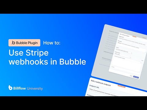 How to connect Stripe webhooks to your Bubble application