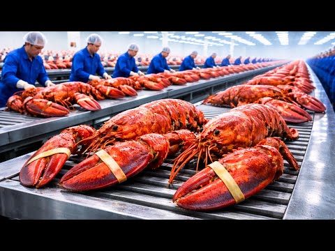 Inside the World’s Largest Alaska Lobster Factory: Harvest, Processing, Freezing, Export
