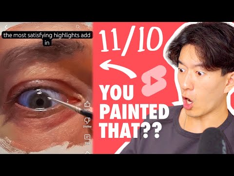 RATING YOUTUBE SHORTS ART TUTORIALS 🤯 8