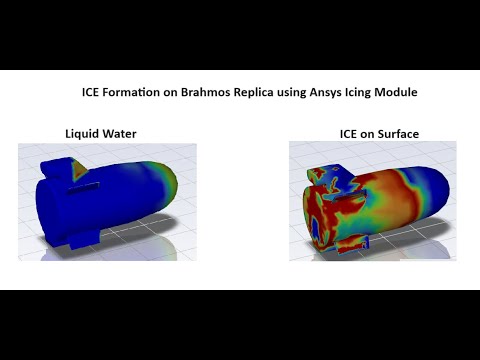 Ice Deposition on Aero Surface using Ansys Icing || Subcooled Water || Freezing