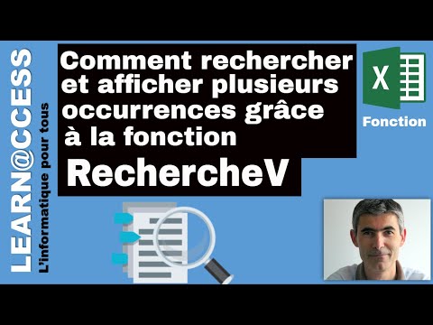 Excel - Comment afficher plusieurs occurrences avec la fonction RechercheV