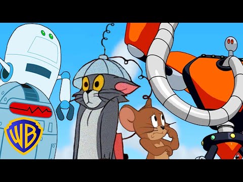 Tom and Jerry's CRAZY Robot Battle! 🤖💥🐭 | Tom & Jerry | #kidscartoons @wbkids