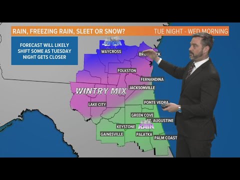 LIVE | Previewing tomorrow night's winter storm along the First Coast