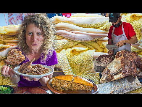 BEST Mexican Street Food in GUADALAJARA, Mexico - TORTAS AHOGADAS, GOAT BIRRIA & MENUDO TRIPE SOUP