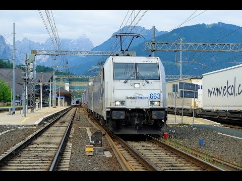 Führerstandsmitfahrt Tauernbahn Tarvisio - Villach - Salzburg/Freilassing 1080p @ 60fps