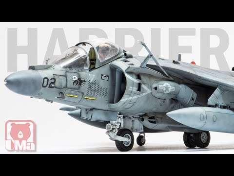 UMA's Brand New 1/48 AV-8B Harrier II Plus | Full Build | 4K