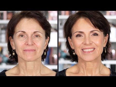 Quick and easy makeup for mature skin / 50 years and over