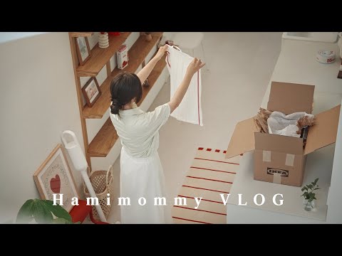 Unboxing IKEA package at homeㅣVisiting Art museum, Han-River HouseㅣSalad, Steak sauce RecipeㅣVlog ❤️