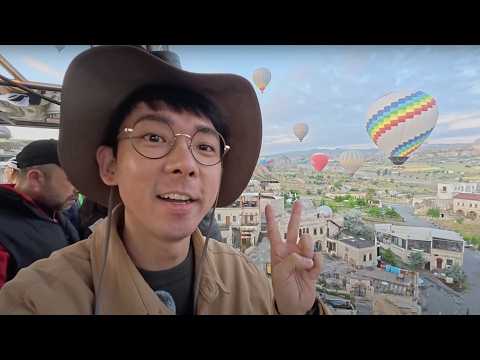 四角戀在土耳其重逢! 人品爆發第一天就順利搭到熱氣球了!!【阿滴日常土耳其ep.1】