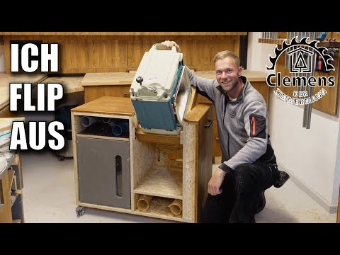 Ingenious workbench idea: How to build a flip-top table! 🔄🛠️