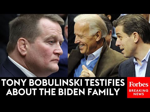 'The Bidens Had Defrauded Me': Ex-Hunter Biden Partner Tony Bobulinski Answers GOP Rep's Questions