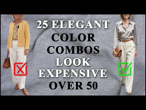 25 Elegant Color Combos for Elegant and Classy Women Over 50