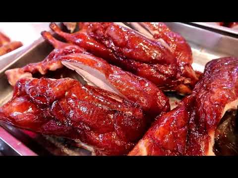 Chinese Roasted Ducks SO YUMMY Asian Food 世界各地都有燒鴨吃 始終港式燒鴨最好吃 皮香肉嫩 特別好味好吃 外國吃過讚不絕口 燒臘燒味 亞洲美食