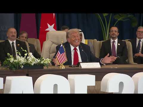 President Trump Participates in a Middle East Peace Ceremony