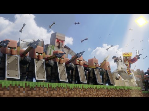Villagers Are Fighting Back! - Villager VS Pillager: A History |PART 3| (Minecraft Animation)