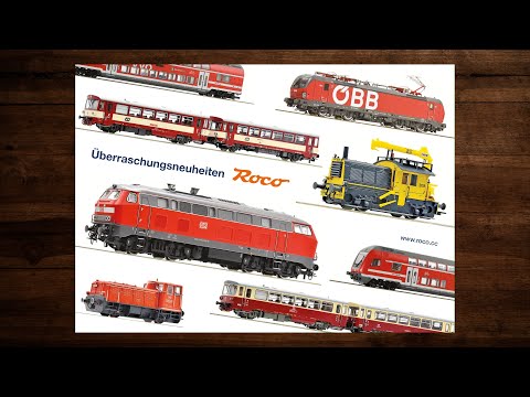 Roco Überraschungsneuheiten – Modellbahn, Modelleisenbahn, Katalog